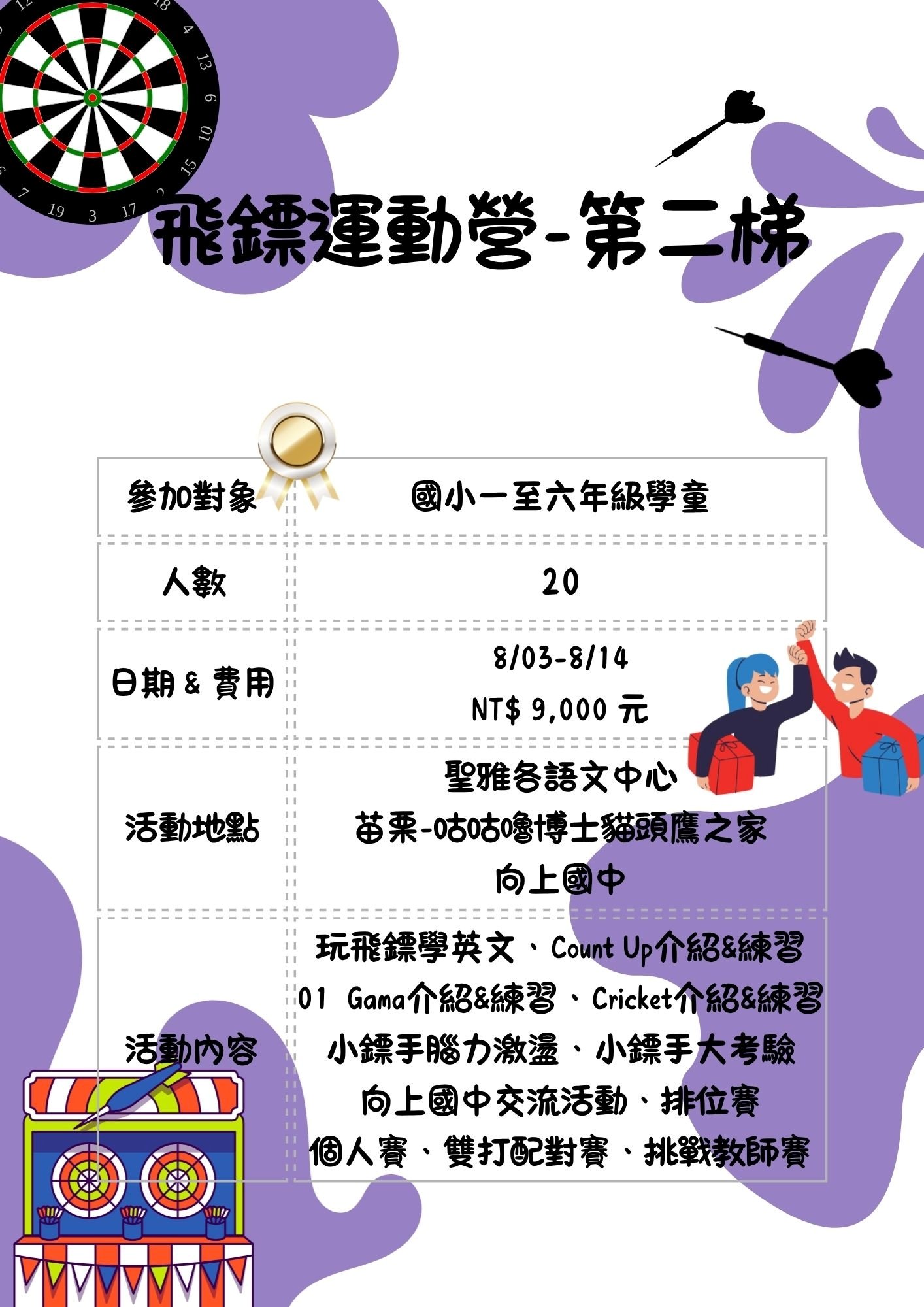 第三梯次飛鏢營2內容