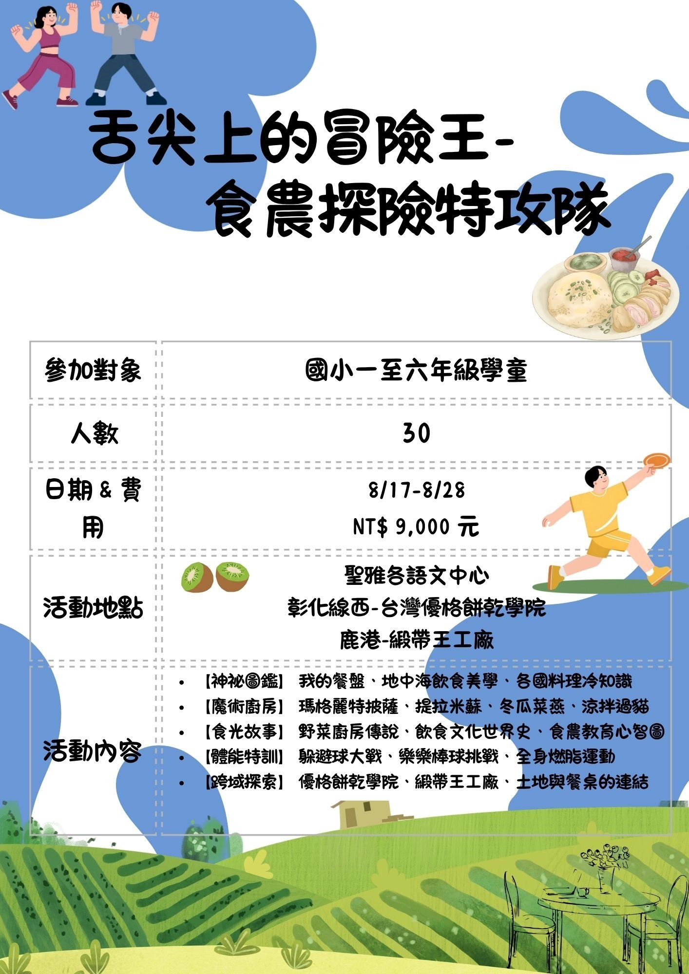 第四梯次食農探險特攻隊營內容-修
