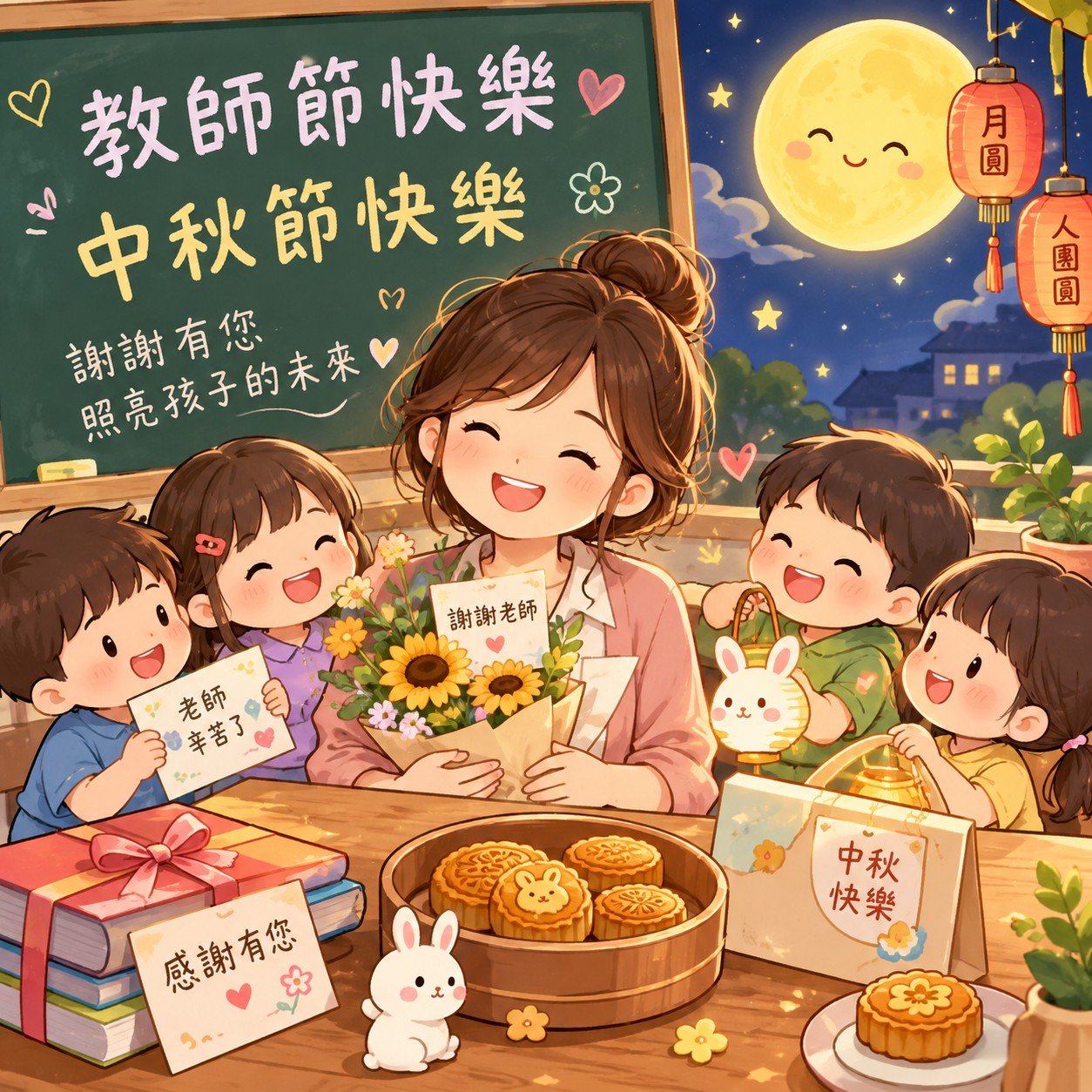 中秋教師節